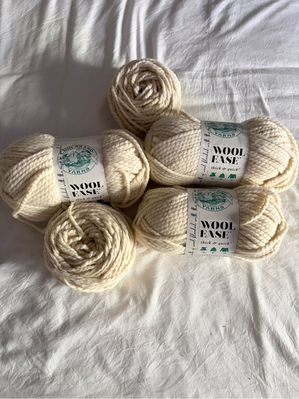 Yarn Lot - Lion Brand Wool Ease Yarn - Fisherman - 1.5lb/0.68kg
